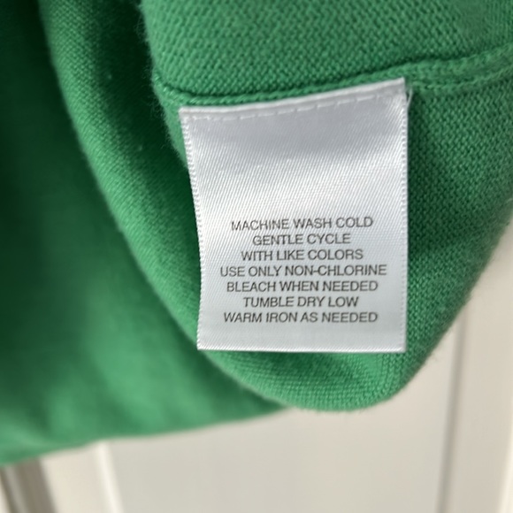 Liz Baker Woman Green 2X Short Sleeved Sweater - Picture 5 of 7